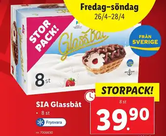 Lidl SIA Glassbåt erbjuda