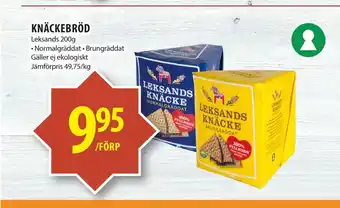 Matvärlden Tensta KNÄCKEBRÖD erbjuda