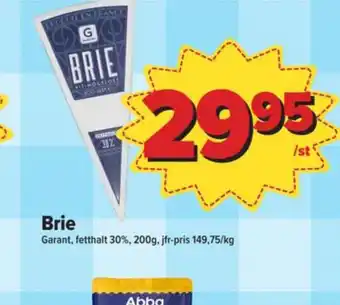 Östenssons Garant brie erbjuda