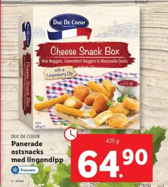 Lidl Duc de coeur färdigrätter erbjuda