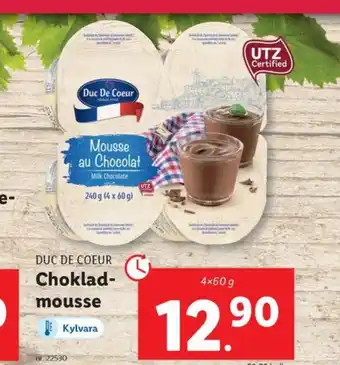 Lidl Duc de coeur mousse erbjuda