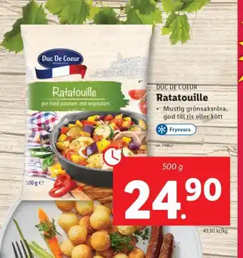 Lidl Duc de coeur färdigrätter erbjuda