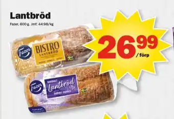 Pekås Bistro lantbröd erbjuda