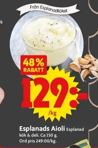 ICA Supermarket Esplanads Aioli erbjuda
