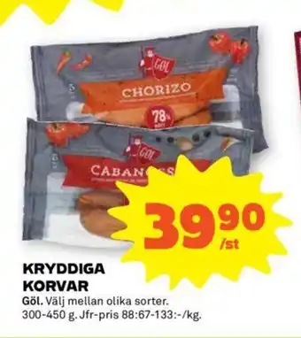 Stora Coop KRYDDIGA KORVAR erbjuda