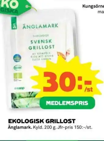 Stora Coop EKOLOGISK GRILLOST erbjuda