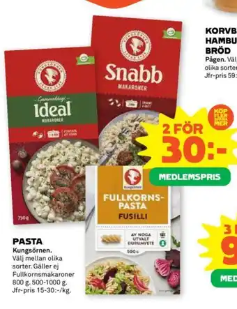 Stora Coop PASTA erbjuda