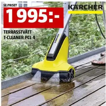 Bauhaus TERRASSTVÄTT T-CLEANER PCL 4 erbjuda