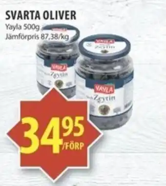 Matvärlden Tensta SVARTA OLIVER erbjuda
