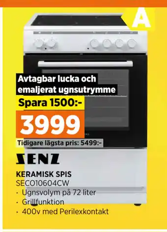 Power KERAMISK SPIS erbjuda