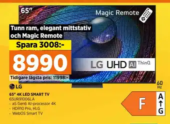 Power 65 4K LED SMART TV erbjuda