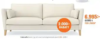 Mio 3-sits soffa erbjuda