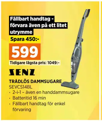 Power TRÅDLÖS DAMMSUGARE erbjuda