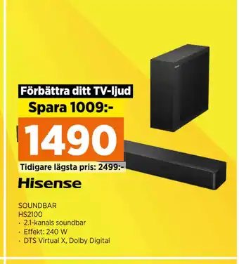 Power SOUNDBAR erbjuda