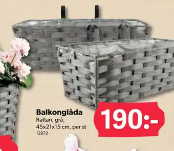 DollarStore Balkonglåda erbjuda