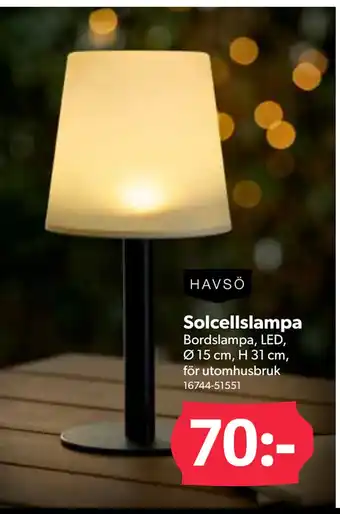 DollarStore Solcellslampa erbjuda