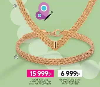 Halsband i 18K guld