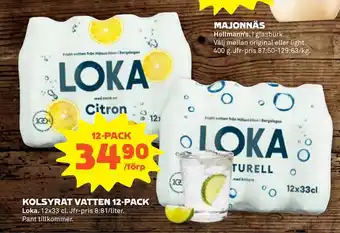 KOLSYRAT VATTEN 12-PACK
