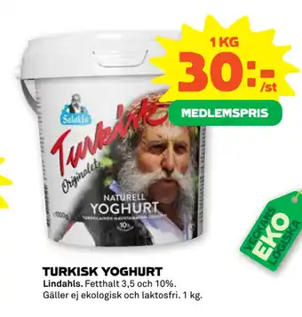 Stora Coop TURKISK YOGHURT erbjuda
