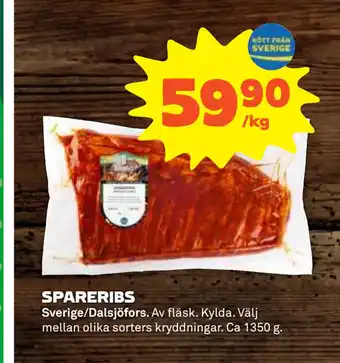 Stora Coop SPARERIBS erbjuda