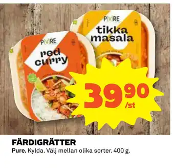 Coop FÄRDIGRÄTTER erbjuda