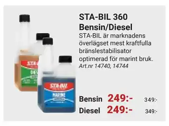 Erlandsons Brygga STA-BIL 360 Bensin/Diesel erbjuda