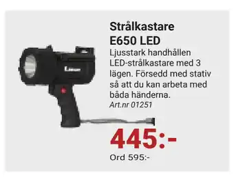 Erlandsons Brygga Strålkastare E650 LED erbjuda