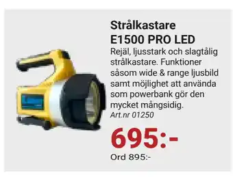 Erlandsons Brygga Strålkastare E1500 PRO LED erbjuda