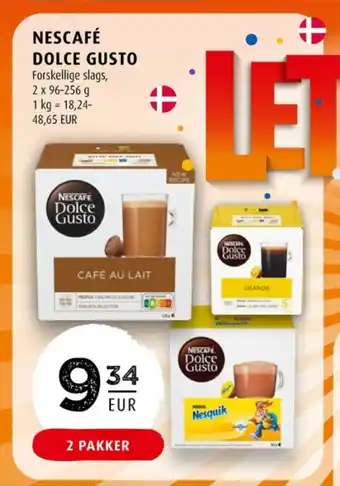 Scandinavian Park Nescafe dolce gusto kaffedryckspulver erbjuda