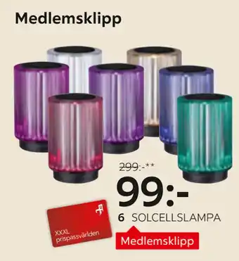 Solcellslampa Party