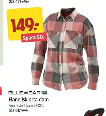 Jula Flanellskjorta dam erbjuda