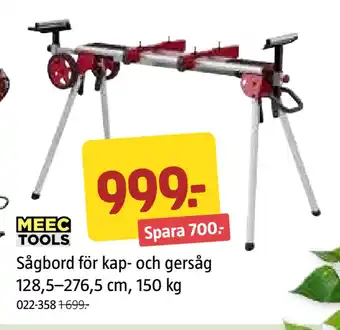 Jula Sågbord för kap- och gersåg 128,5–276,5 cm, 150 kg erbjuda