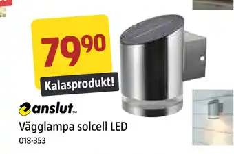 Jula Vägglampa solcell LED erbjuda