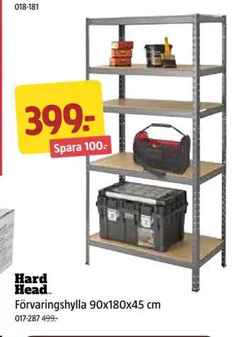 Jula Förvaringshylla 90x180x45 cm erbjuda