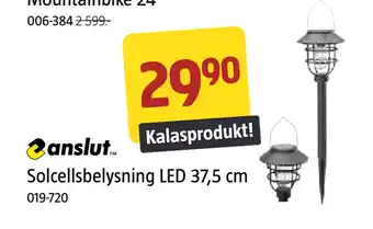 Jula Solcellsbelysning LED 37,5 cm erbjuda