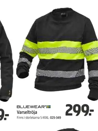 Jula Bluewear arbetströjor erbjuda