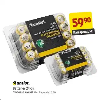 Jula Anslut batterier erbjuda