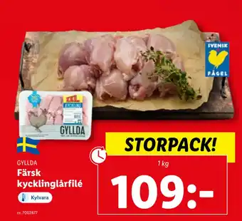 Lidl Färsk kycklinglårfilé erbjuda