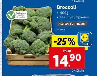 Lidl Broccoli erbjuda