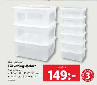 Lidl Förvaringslådor erbjuda