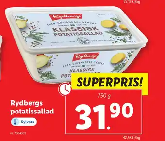 Lidl Rydbergs potatissallad erbjuda