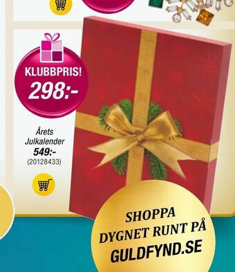Guldfynd Årets Julkalender erbjuda
