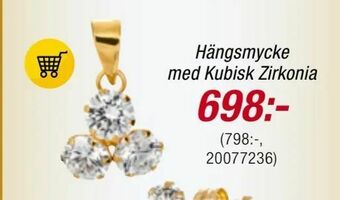 Guldfynd Hängsmycke med Kubisk Zirkonia erbjuda