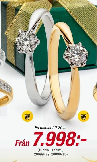 Guldfynd En diamant 0,20 ct erbjuda