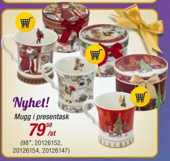Guldfynd Mugg i presentask erbjuda