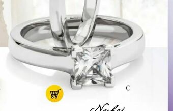 Guldfynd En prinsesslipad diamant erbjuda
