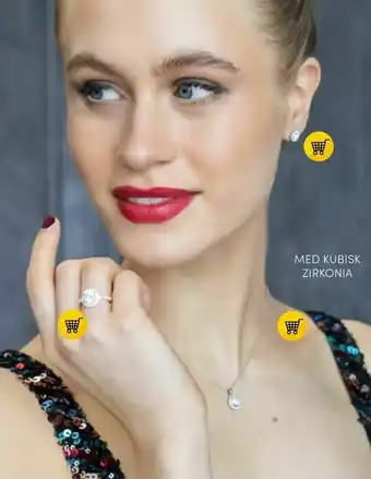 Guldfynd Halsband, örhängen och ring erbjuda