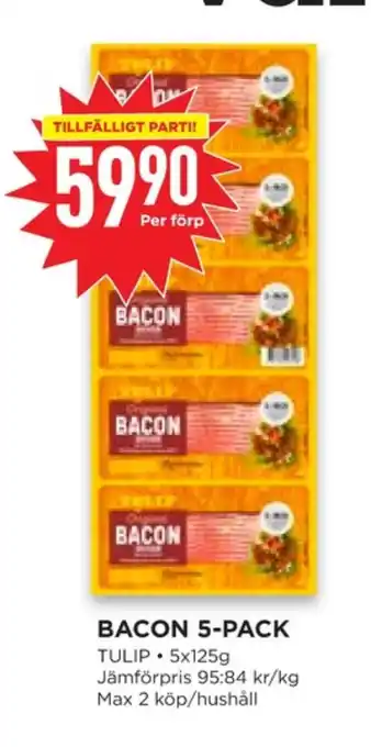 Willys Hemma Tulip baconskivor erbjuda