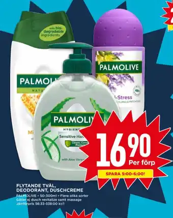 Willys Palmolive deodorant roll-on erbjuda