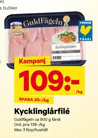 City Gross Kycklinglårfilé erbjuda